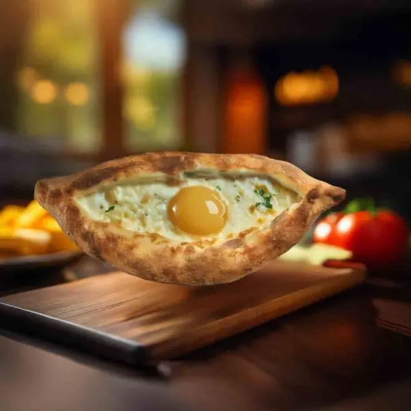 Pide mit käse  und Ei